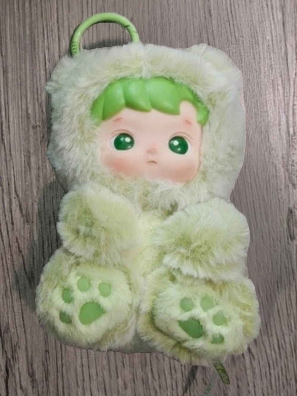 POP MART Hacipupu Green Apple Plush Pendant Bag Charm Keychain